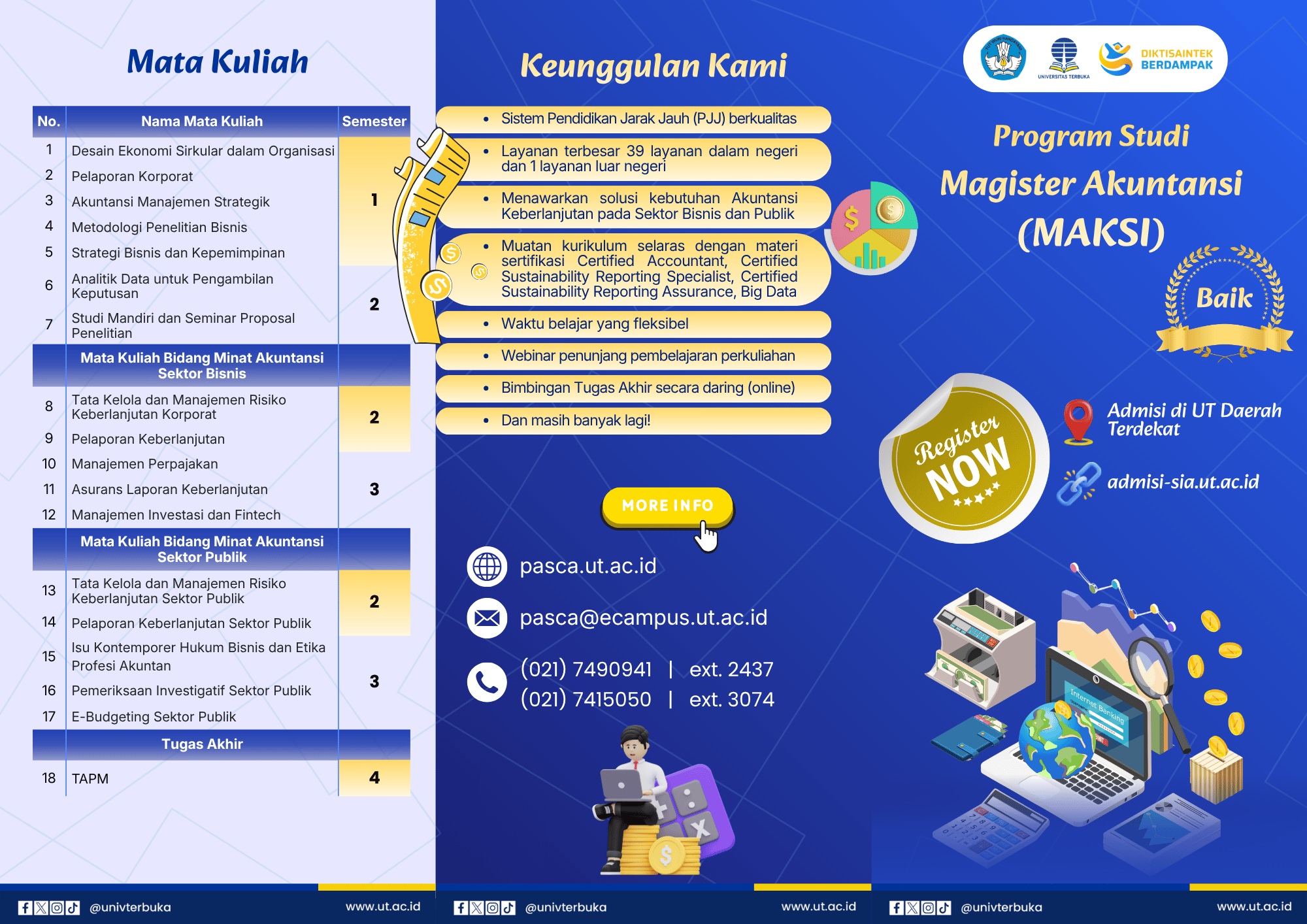 Desain Leaflet Prodi MAKSI